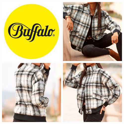 Buffalo Damen-Bomberjacke kariert – Produktübersicht