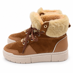 SCAPA Sports Damen-Schnürstiefelette mit Warmfutter – Braun