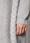 LASCANA Strickmantel Grau