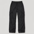 Urban Classics Damen-Cargohose aus Polyamid Schwarz