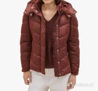 Tom Tailor Damen-Steppjacke mit abnehmbarer Kapuze