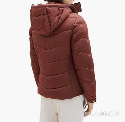 Tom Tailor Damen-Steppjacke mit abnehmbarer Kapuze