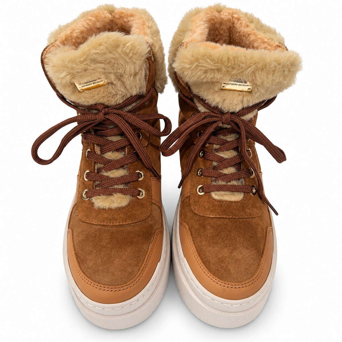 SCAPA Sports Damen-Schnürstiefelette mit Warmfutter – Braun
