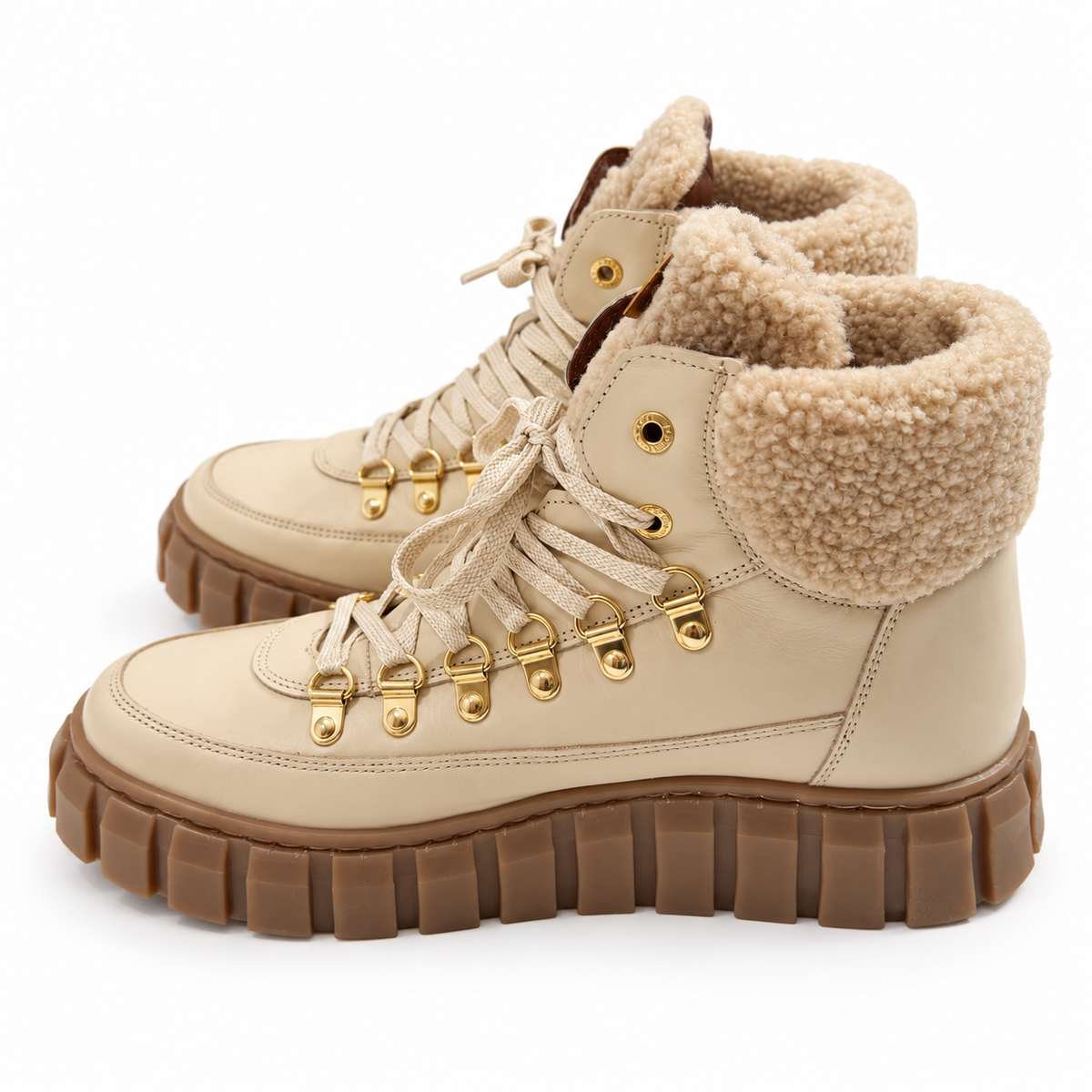 SCAPA Sports Damen-Schnürstiefelette – Beige