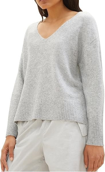 Tom Tailor Damen-Pullover mit V-Ausschnitt – Produktübersicht