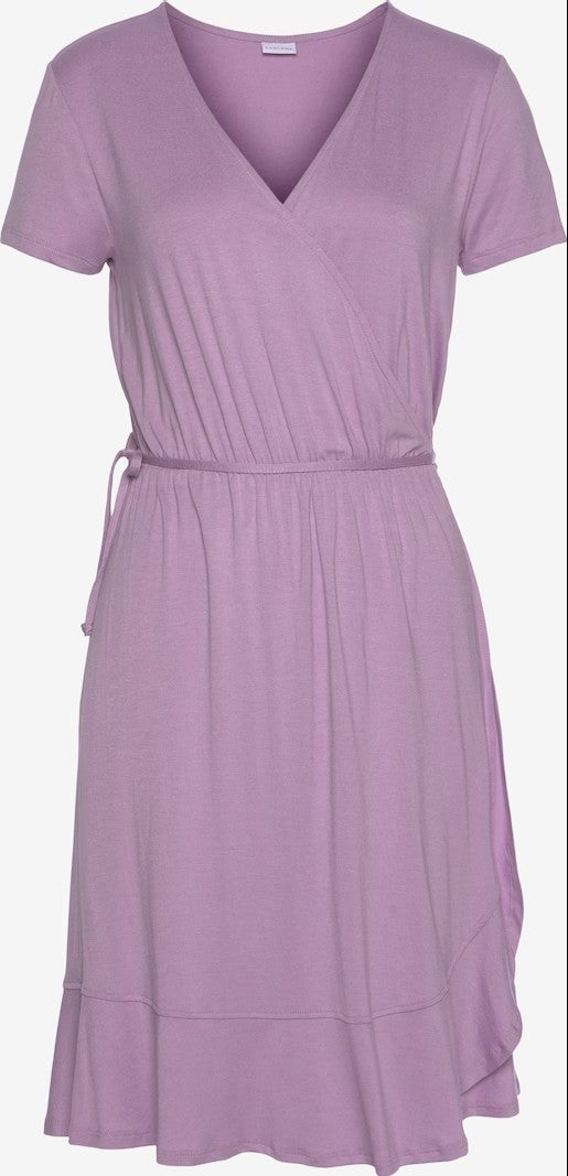 LASCANA Kleid in Lila, Vorderansicht