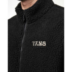Vans Unisex-Teddyjacke Schwarz mit Stickmotiven – Produktübersicht