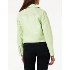 Pepe Jeans Bikerjacke in Mint, Vorderansicht