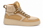 SCAPA Damen-Plateausneaker mit Warmfutter – Beige