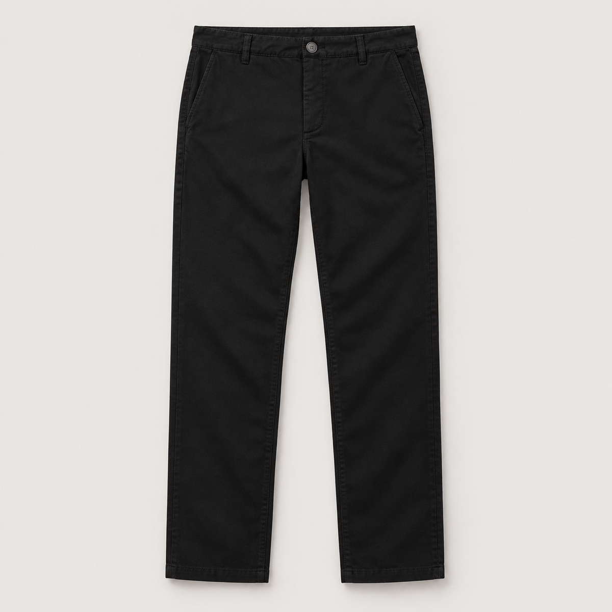 Urban Classics Herren Bio-Baumwoll Chino Schwarz