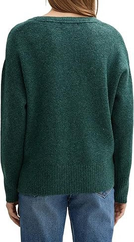 Tom Tailor Damen-Pullover mit V-Ausschnitt