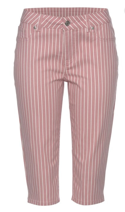 LASCANA Caprihose mit Streifen, Vorderansicht
