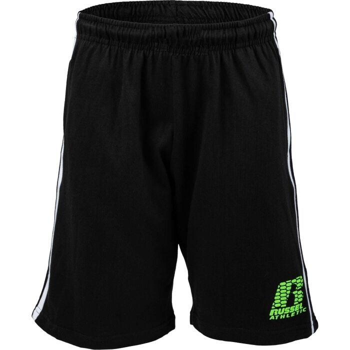 Russell Athletic Kinder Striped Shorts Schwarz