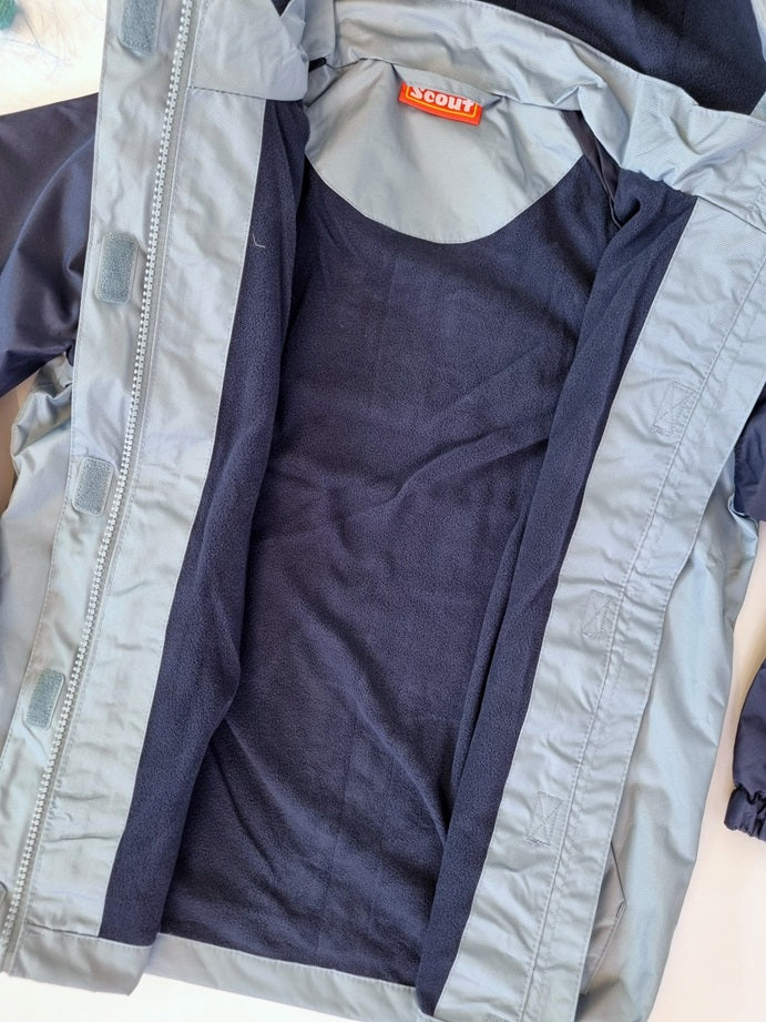 Scout wasserabweisende Jungenjacke Blau