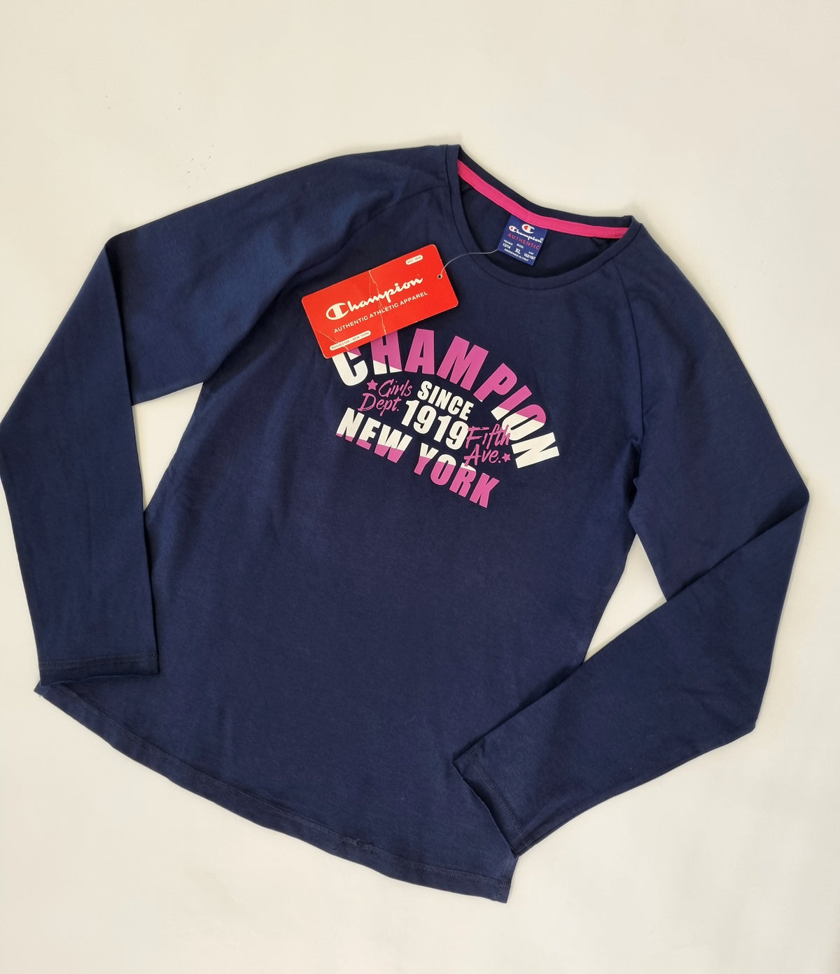 Champion Kinder Shirt New York Navy – Ansicht 1