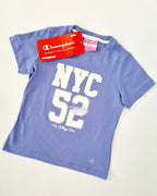 Champion Kinder T-Shirt NYC 52 Blau – Ansicht 2
