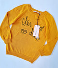 KIDS ONLY KONDUNJA L/S Pullover Cadmium Yellow/Night Sky – Ansicht 1
