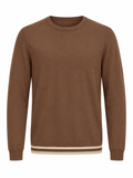 BLEND Herren-Feinstrickpullover 20717260-181031 – Braun