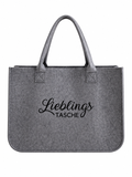 Lieblingstasche Filz-Shopper 9065372 – Grau