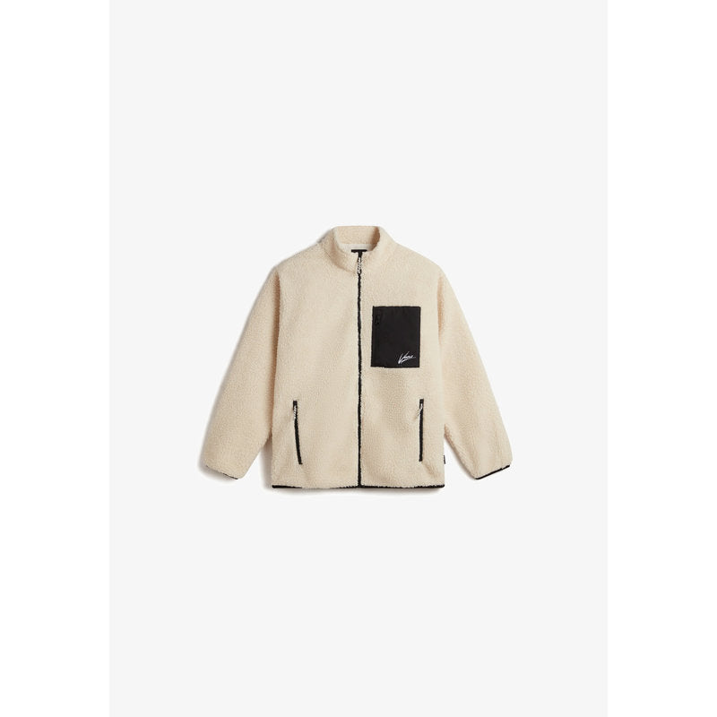 Vans Dettori Full Zip Teddyjacke Creme – Produktansicht 1