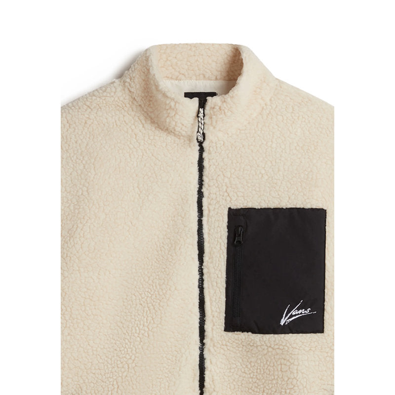 Vans Dettori Full Zip Teddyjacke Creme