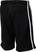 Russell Athletic Kinder Striped Shorts Schwarz