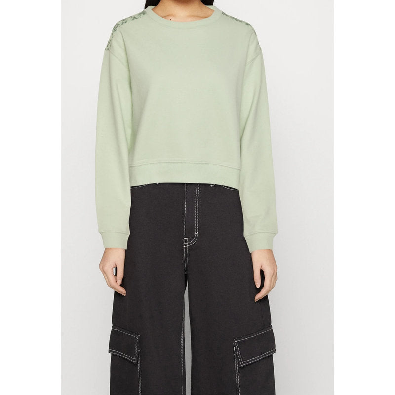 Pepe Jeans Damen Sweatshirt ALISSA Bleach Green – Ansicht 1