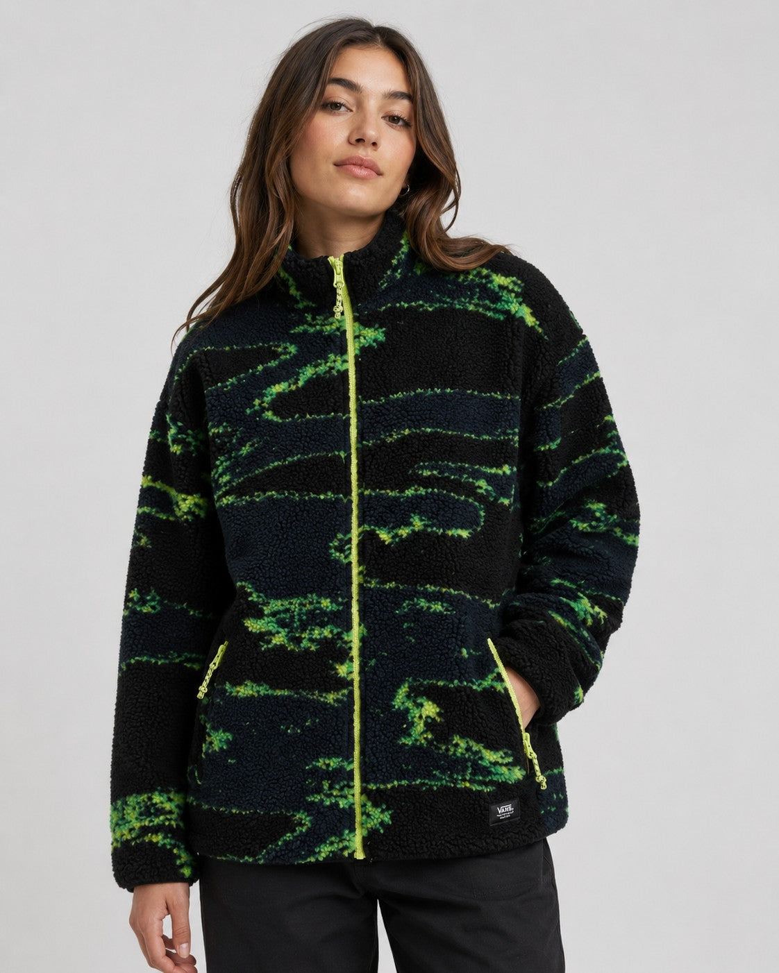 Vans Unisex Slip Stream Full Zip Sherpa-Jacke – Produktübersicht