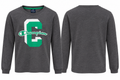 Champion Kinder Langarmshirt Dunkelgrau Meliert