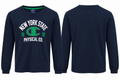 Champion Kinder Langarmshirt New York State Navy