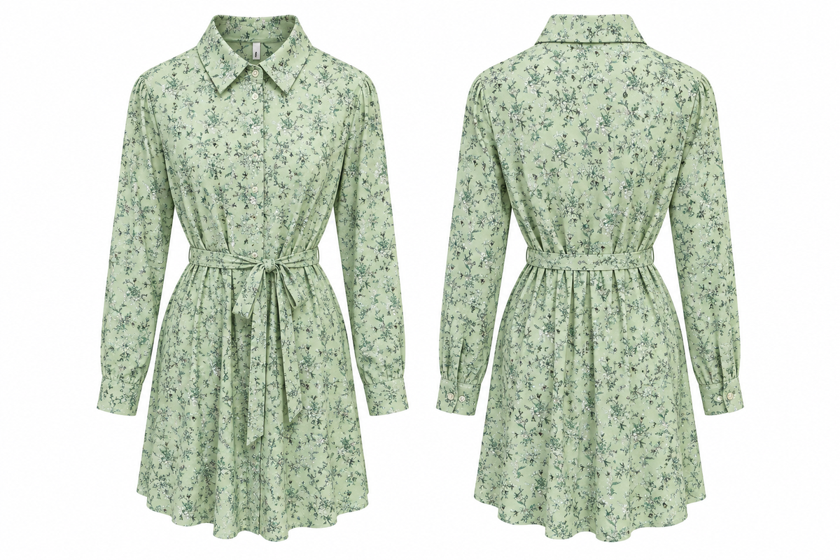 Pepe Jeans Damen Hemdblusenkleid FIORELLA Multi
