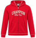 Champion Kinder Full-Zip Hoodie Rot