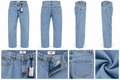DEF Herren Jeans Light Blue Wash