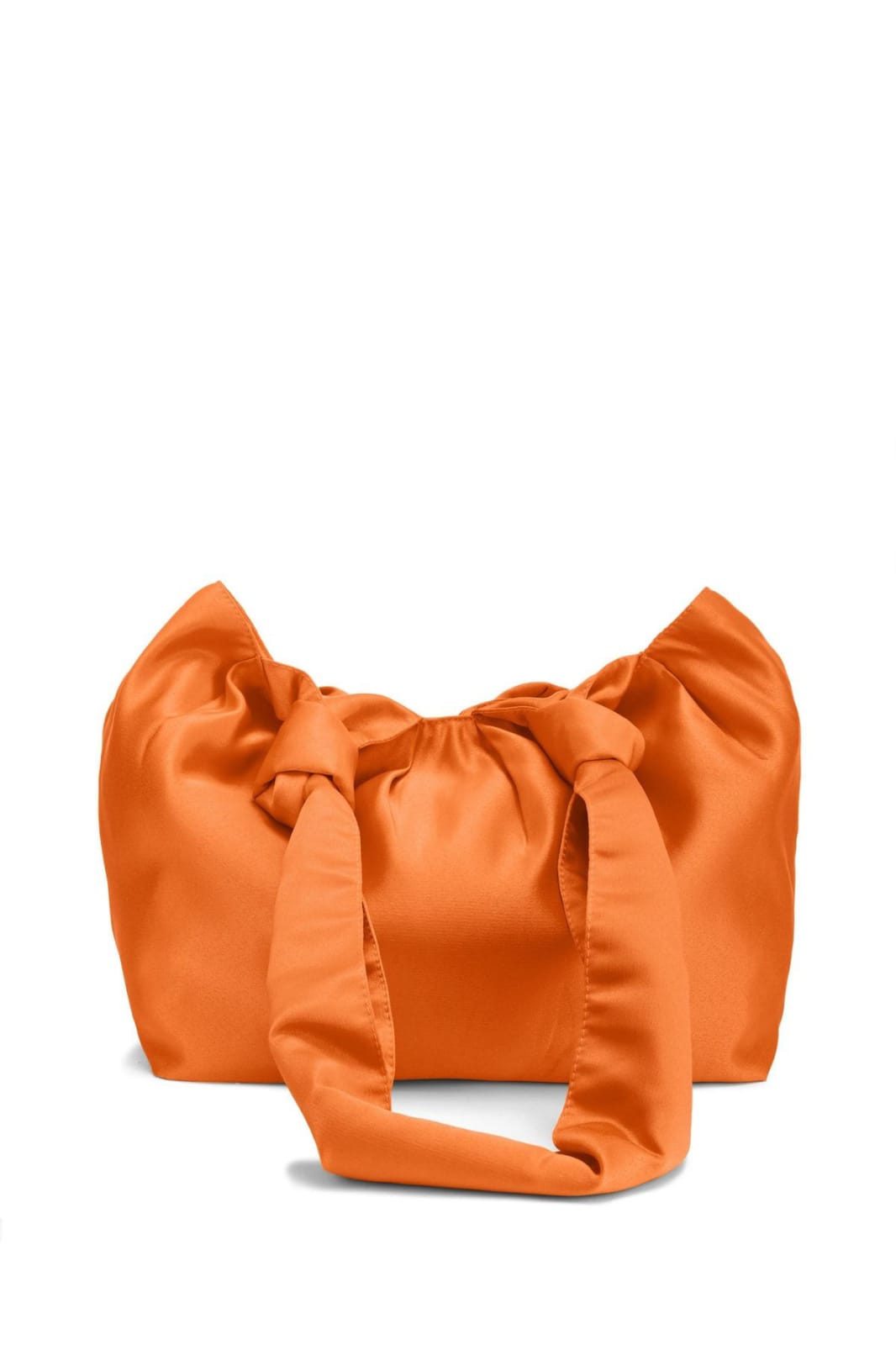 LASCANA Beuteltasche in Orange, Knotengriff im Detail