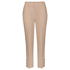 LASCANA Zierknopfhose in Beige, Vorderansicht