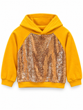 Kinder Hoodie mit Paillettenfront