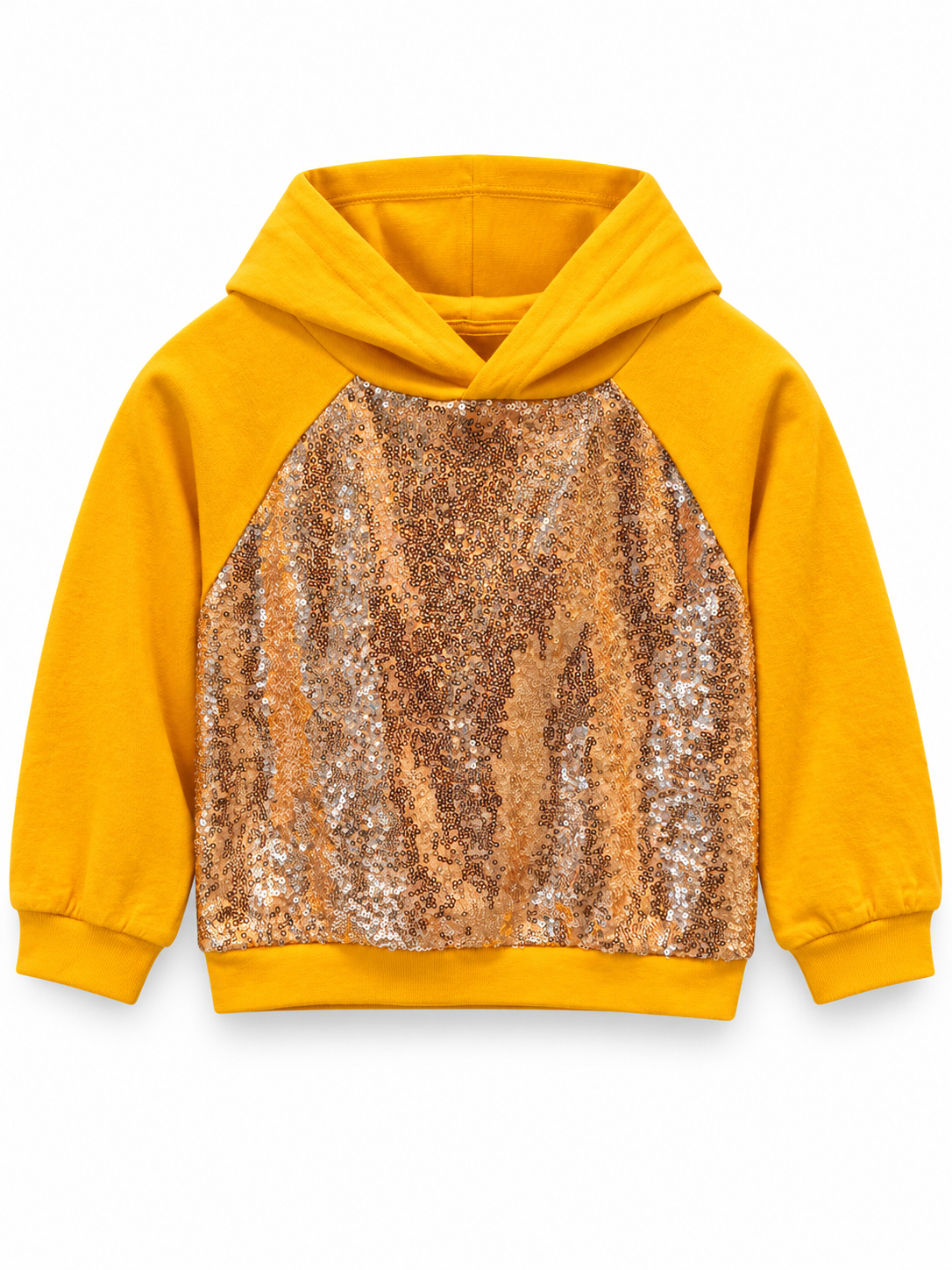 Kinder Hoodie mit Paillettenfront