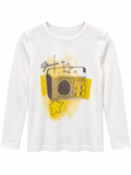 Kinder Langarmshirt Retro-Radio