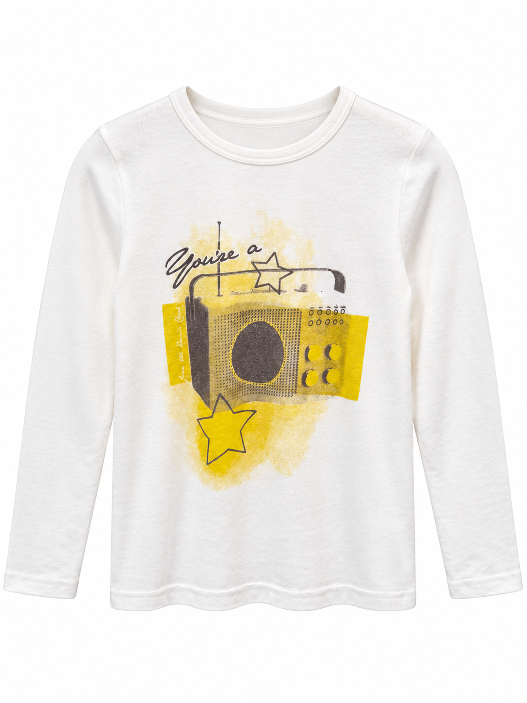 Kinder Langarmshirt Retro-Radio