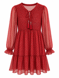 Chiffonkleid Blumenprint