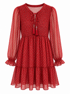 Chiffonkleid Blumenprint