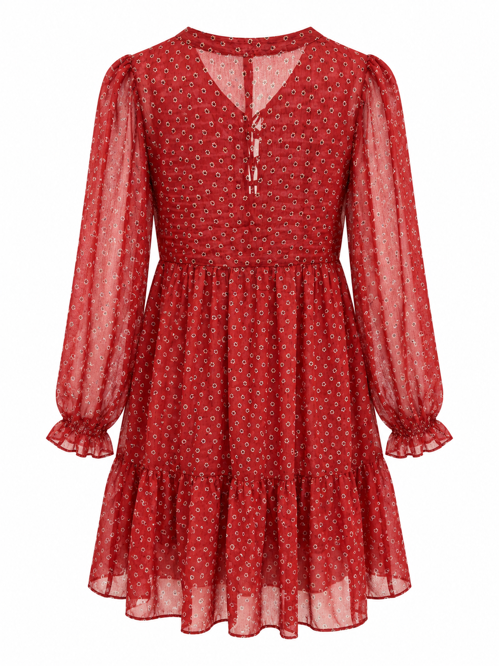 Chiffonkleid Blumenprint