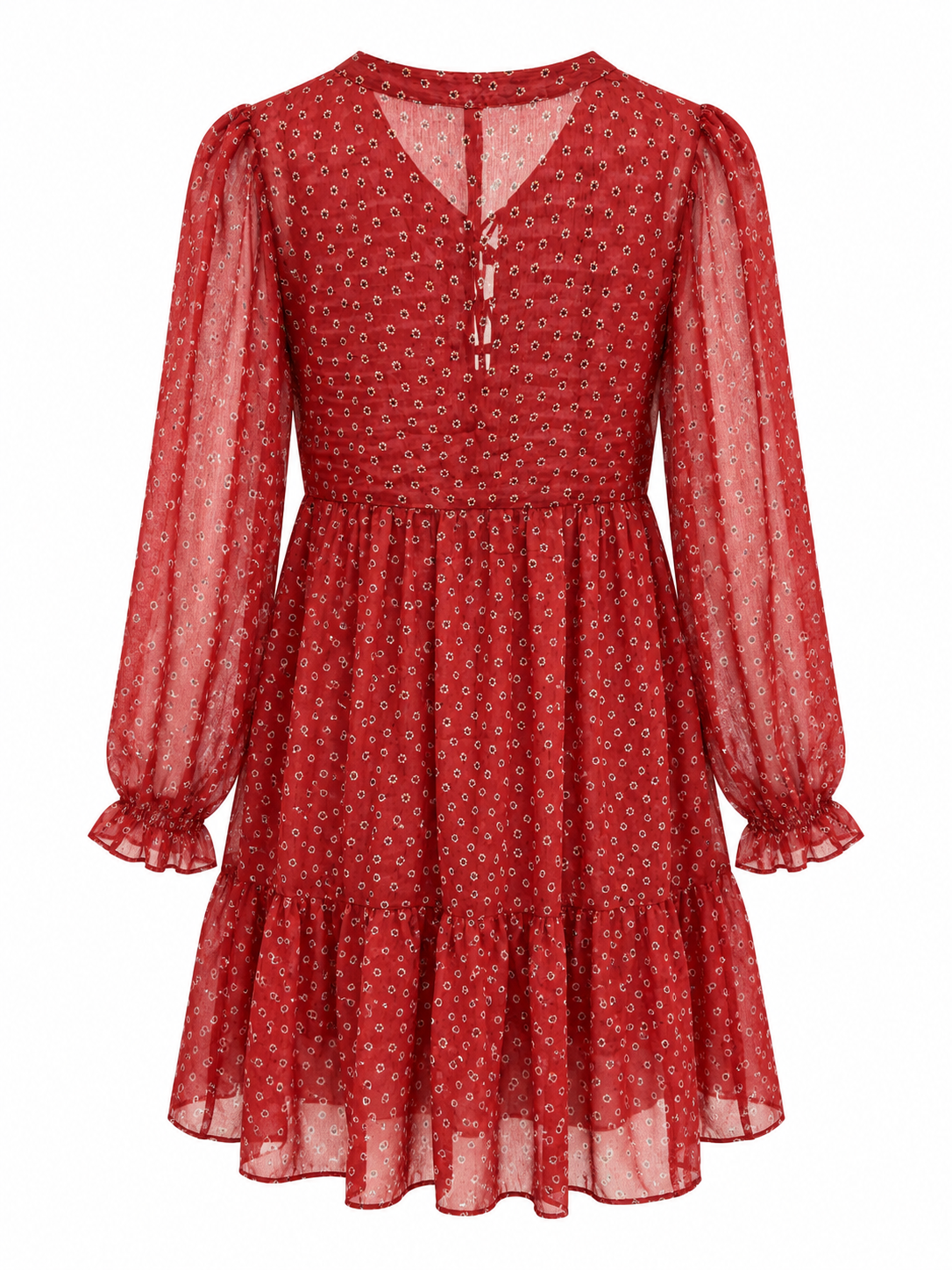 Chiffonkleid Blumenprint