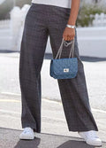 Buffalo Marlenehose mit Karomuster, am Modell