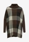 LASCANA Poncho Pullover kariert Braun