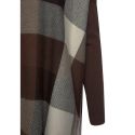 LASCANA Poncho Pullover kariert Braun