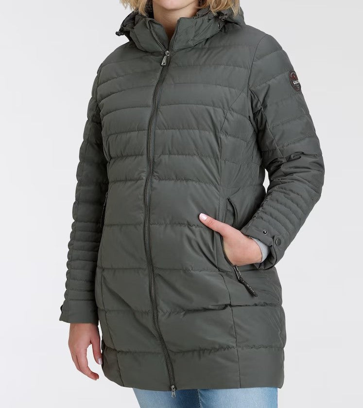 killtec Steppjacke in Grau, am Modell