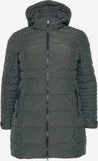 killtec Steppjacke in Grau, Vorderansicht