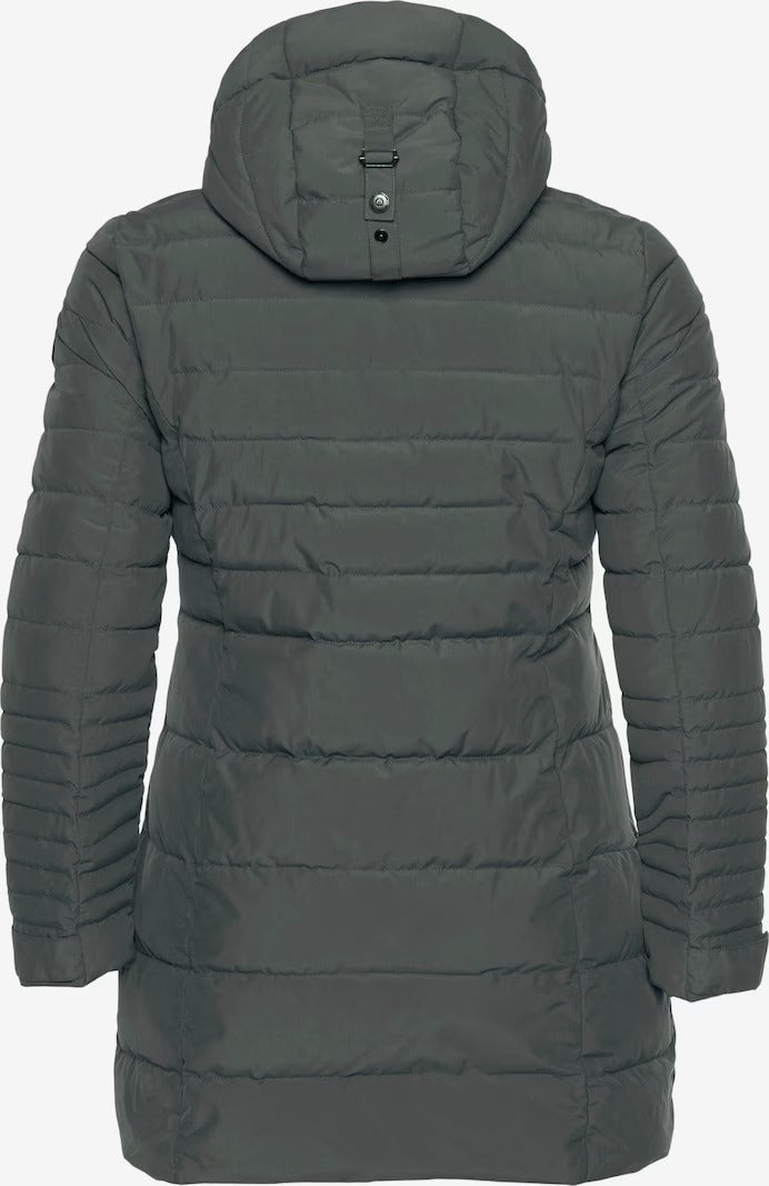 killtec Steppjacke in Grau, Rückansicht
