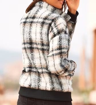 Buffalo Damen-Bomberjacke kariert